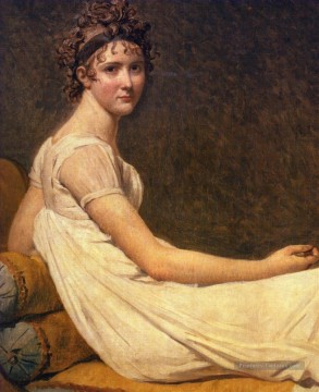 Jacques Louis David œuvres - Madame Récamier néoclassicisme Jacques Louis David